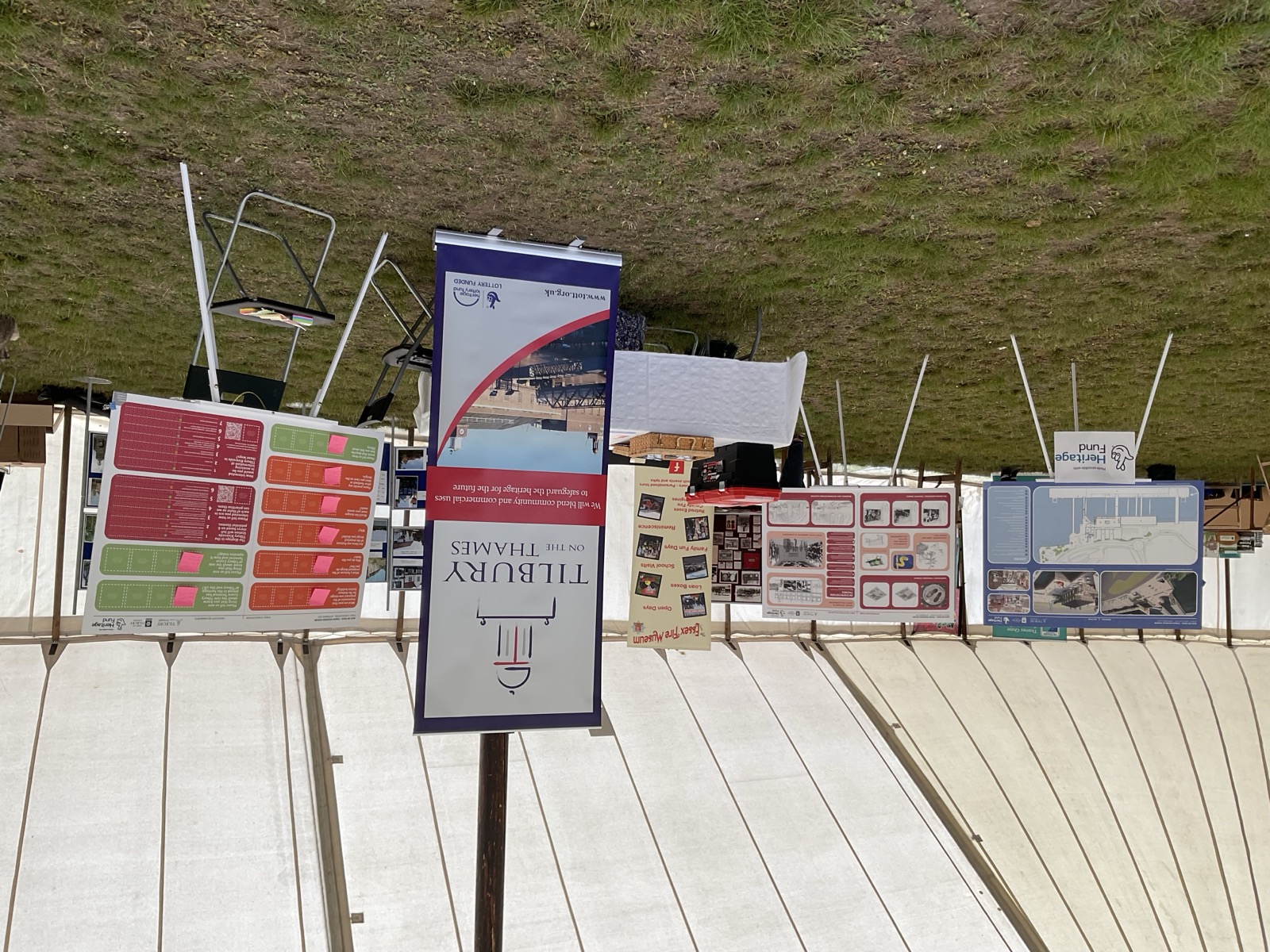 Tilbury consultation display at Orsett Show, September 2023